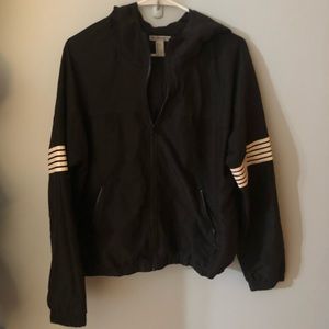 Black Windbreaker Jacket